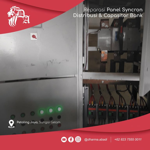 23.09 REPARASI PANEL SYNCRON DISTRIBUSI & CAPASITOR BANK