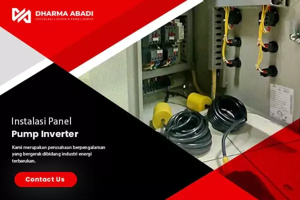 instalasi panel pump inverter